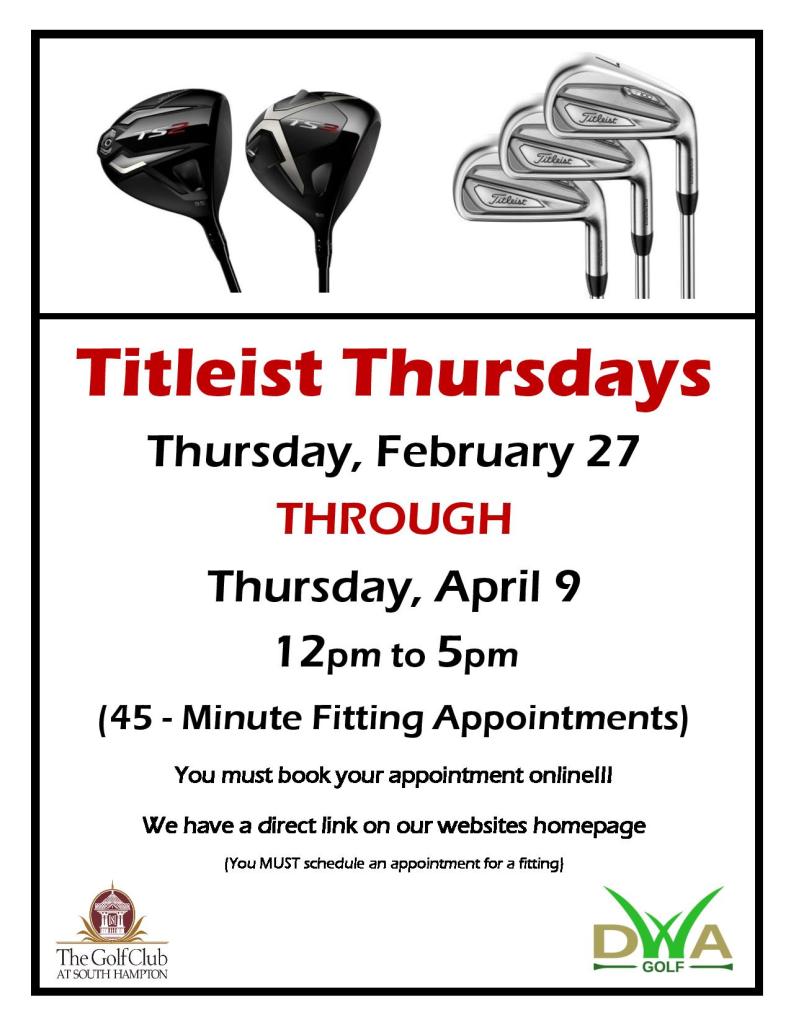titleistthursday