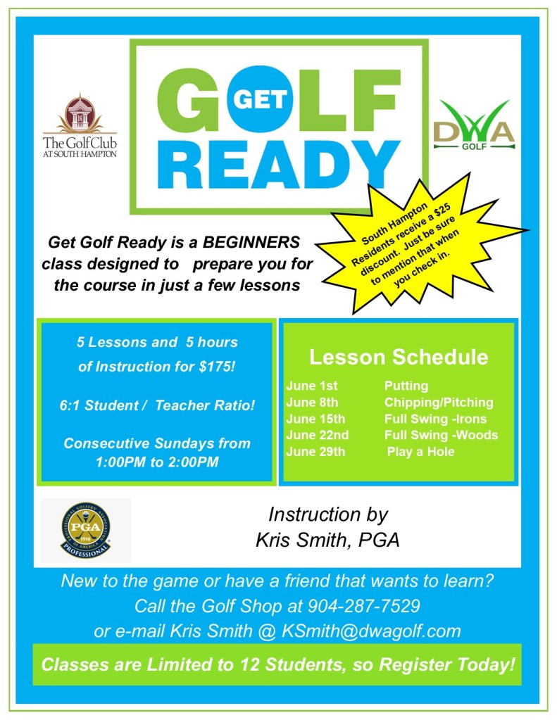 Golf Get Ready DWA golf